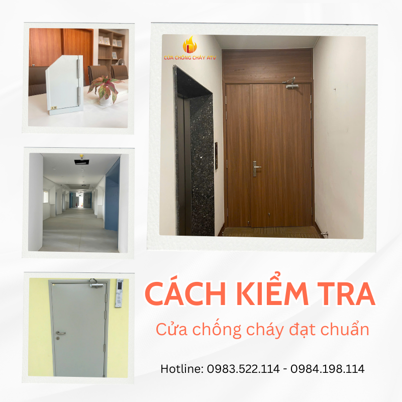Cách kiểm tra cửa chống cháy đạt chuẩn PCCC